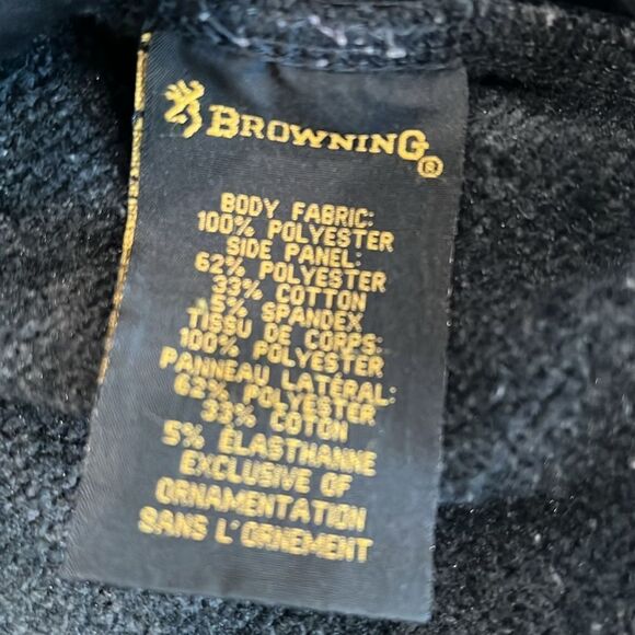 Browning Hyacinth Sweater Jacket Gray Black Full Zip Mock Neck Womens Large EUC - Picture 11 of 14